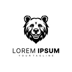 bear head vector logo, for zoo company, for nature lovers logo. Thank You