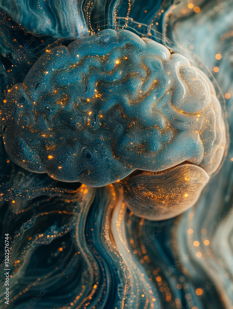 Poster Exploring neural network visualization of the human brain in intricate detail