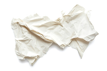 Obraz premium Ripped paper isolated on a white background