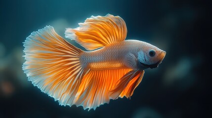 Vivid betta fish in dynamic motion against a solid black background.