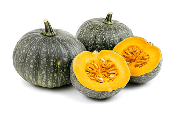 High-resolution pumpkin isolated a white background