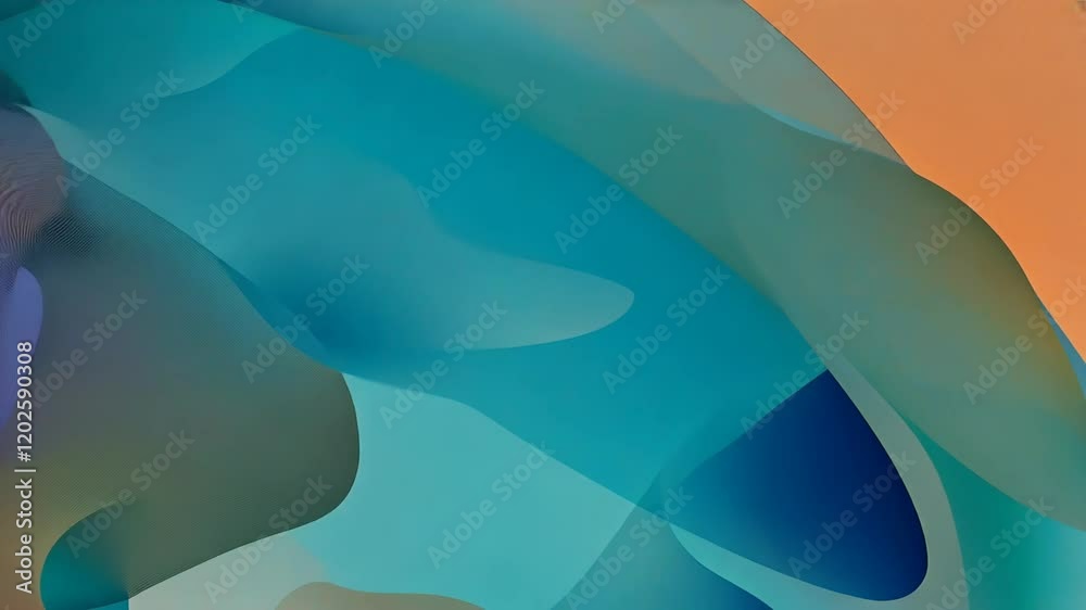 Wall mural abstract design art background wave art smooth abstract design silky colours elegant soft curve moti