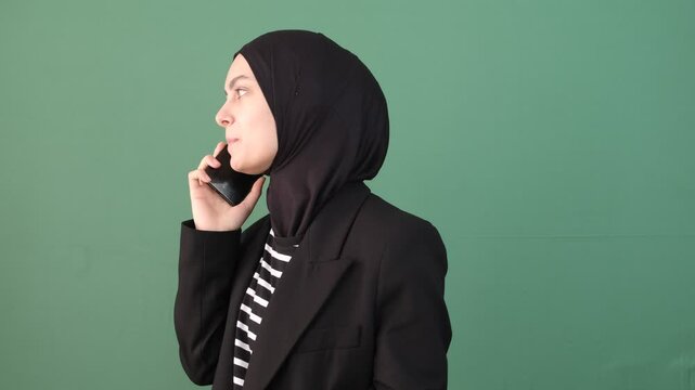 Woman Talking Phone