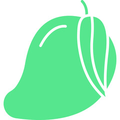 Mango icon single vector illustration
