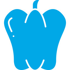 Pepper icon single vector illustration