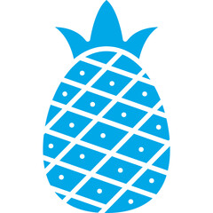 Pineapple icon single vector illustration