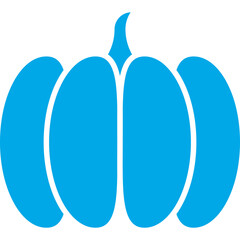 Pumpkin icon single vector illustration