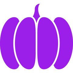 Pumpkin icon single vector illustration