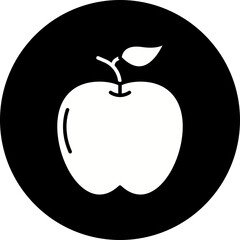 Apple icon single vector illustration