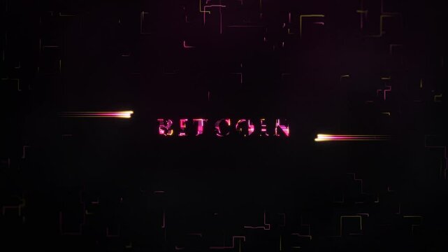 Cool neon typographies [loop] stock video Typographies, Learning, 4K Resolution, Abstract - 4K Stok video