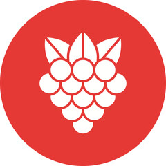 Raspberry icon single vector illustration