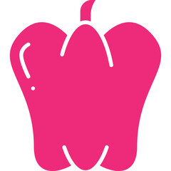 Pepper icon single vector illustration