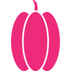 Carambola icon single vector illustration