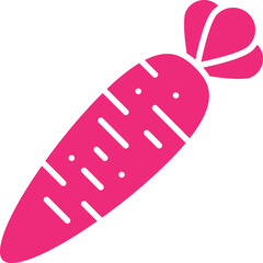 Carrot icon single vector illustration