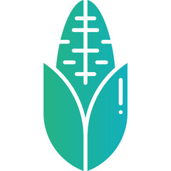 Corn icon single vector illustration