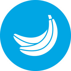 Bananas icon single vector illustration