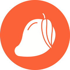Mango icon single vector illustration