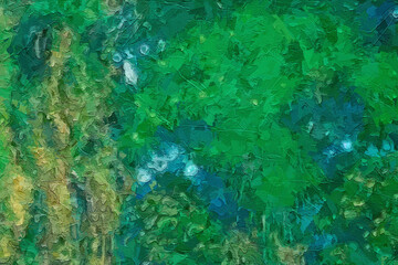 Various oil paintings, flowers, forests, birds, marine creatures, eagles, beautiful