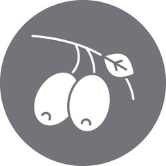 Olives icon single vector illustration