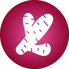 Ginger icon single vector illustration