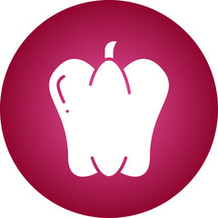 Pepper icon single vector illustration