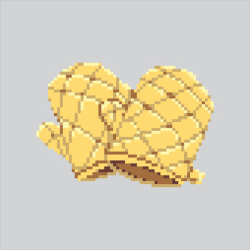 recommend clip art: Pixel art illustration Kitchen Gloves. Pixelated Chef Gloves. Kitchen Chef Gloves Icon pixelated for the pixel art game and icon for website and video game. old school retro.