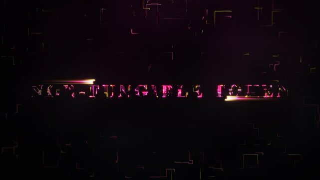 Cool neon typographies [loop] stock video Typographies, Learning, 4K Resolution, Abstract - 4K Stok video