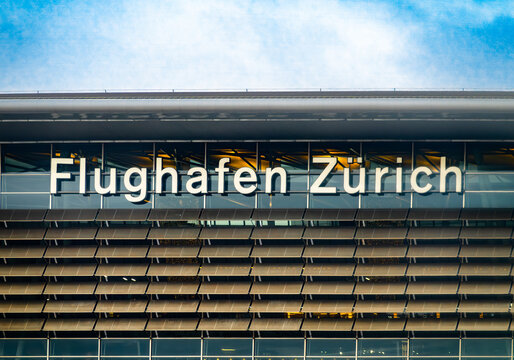 Zurich, Switzerland - November 13, 2024: Flughafen Z&uuml;rich or Zurich Airport, is the largest international airport in Switzerland 