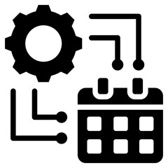 Integration Glyph Icon