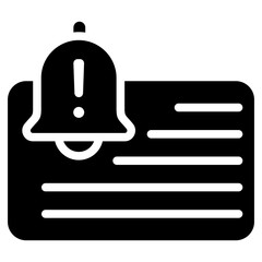 Notification Glyph Icon