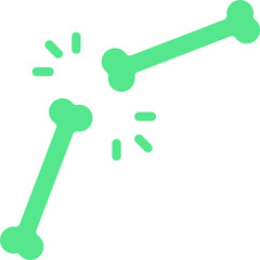 Bone icon single vector illustration