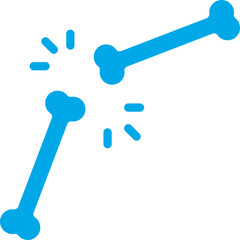 Bone icon single vector illustration