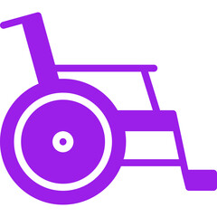 Wheelchair icon single vector illustration