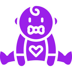 Baby icon single vector illustration