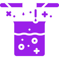 Chemical Experiment icon single vector illustration