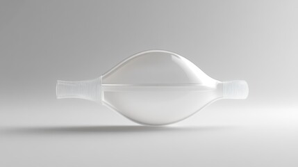 White medical device, studio shot, clean background, healthcare