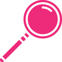 Magnifying glass icon single vector illustration