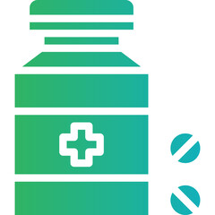 Obraz premium Tablets icon single vector illustration