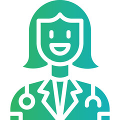 Doctors icon single vector illustration