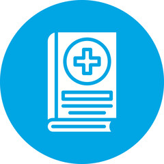 Medical Book icon single vector illustration