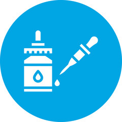 Dropper icon single vector illustration