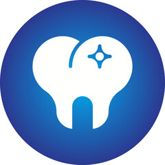 Teeth icon single vector illustration