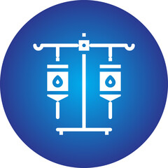 Drip Stand icon single vector illustration