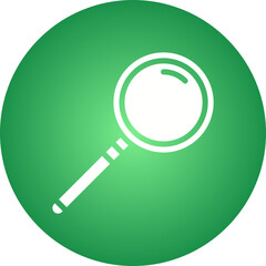 Magnifying glass icon single vector illustration