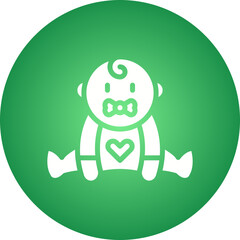 Baby icon single vector illustration