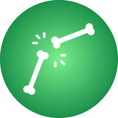 Bone icon single vector illustration