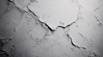 Obraz premium Abstract Cracked Plaster Wall with Dramatic Texture and Shadows