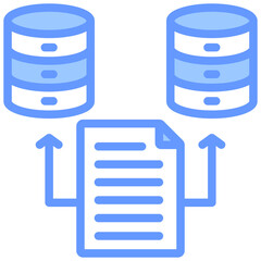 Redundancy Blue Icon