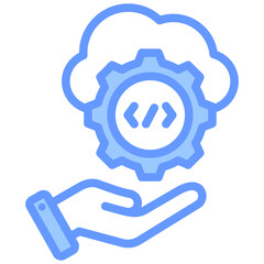 Saas Blue Icon