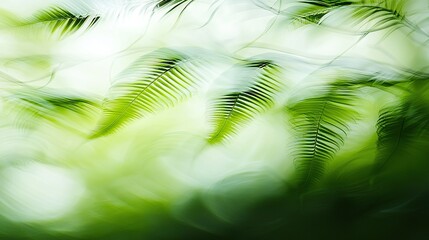   A crisp image of a verdant tree with distinct foliage in the foreground and a clear blue sky in the backdrop